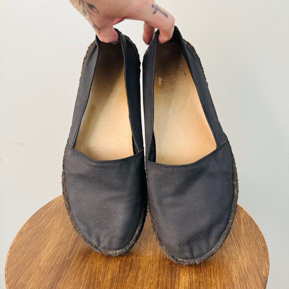 Bluprint Brown Canvas Slip On Loafers Women’s Size 9.5 - Picture 8 of 11